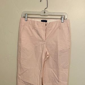 JCrew pink favorite fit pants size 2